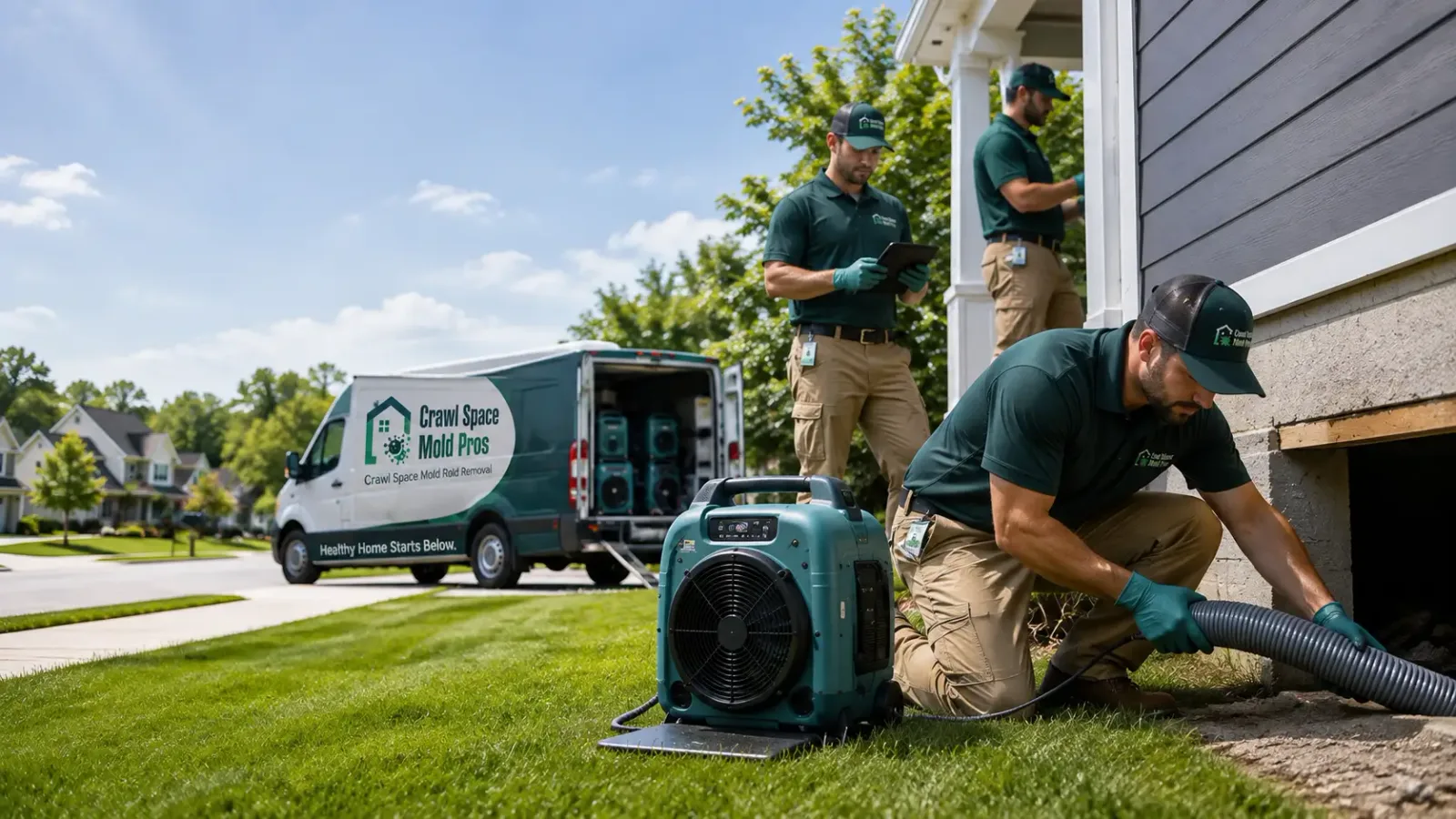 Crawl Space Mold Removal in Newark, OH